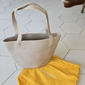 Eric Javits Cream Tote Bag